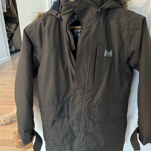 Helly Hansen Green Hooded Jacket